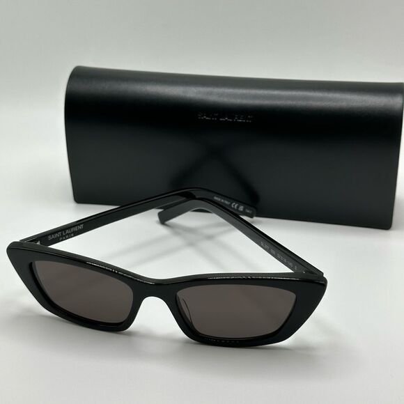 NEW YSL Saint Laurent Sunglasses SL 277 009 Black Unisex main image 13